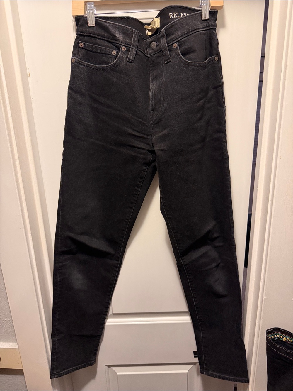 Madewell Relaxed Taper Black Men's Jeans